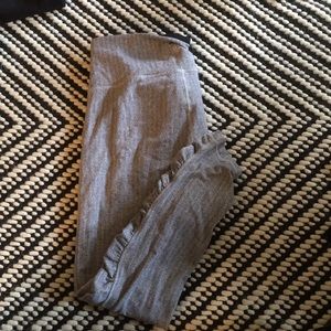 Fleece lined wunderunders black and white chevron